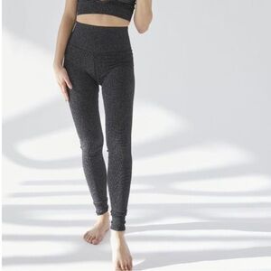 Urban Outfitters Out From Under Black Metallic High Waisted Leggings